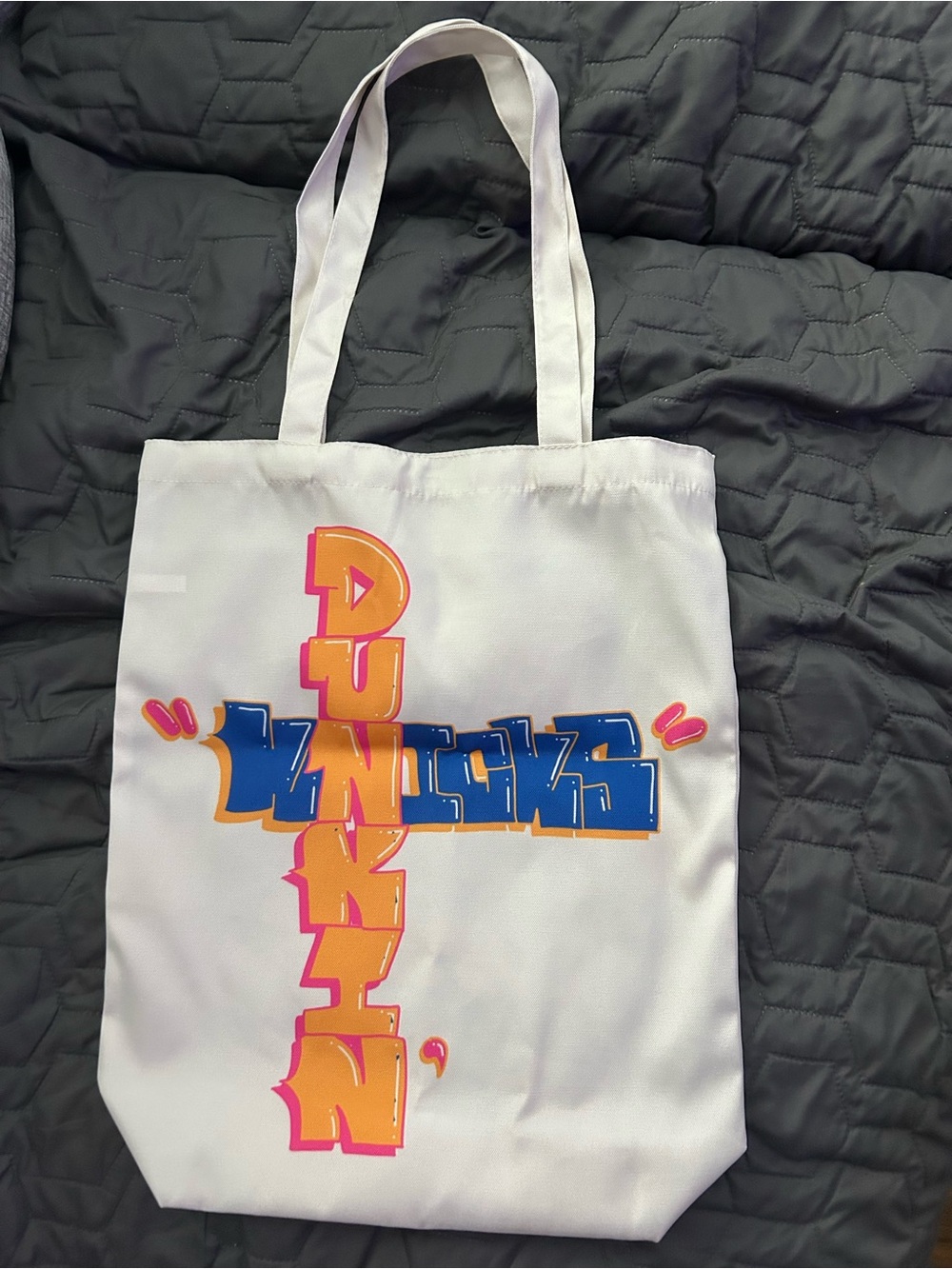 Dunkin x New York Knicks Colorful Graffiti Cross Design